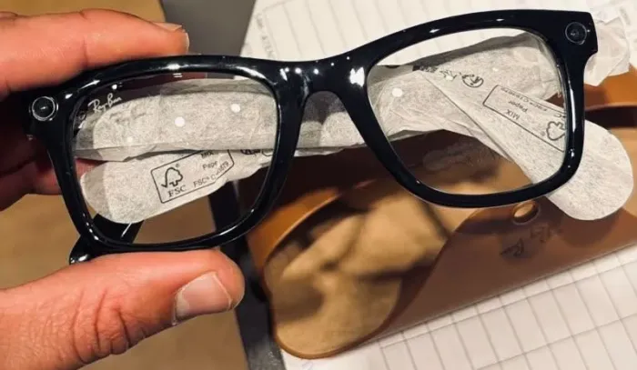 Ray-Ban Meta Wayfarer - 2ª geração | Preto Matte tamanho 50, lente transitions