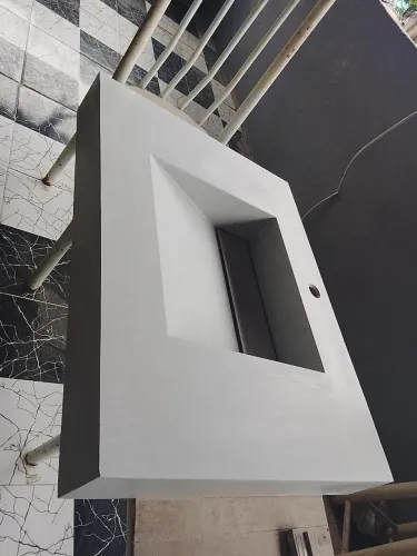 Lavatório em porcelanato 