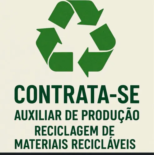 Auxiliar de Produção em Reciclagem