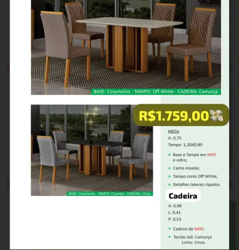 Mesa de Jantar T18