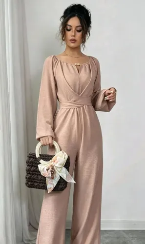 Linda Bolsa de crochê Marrom