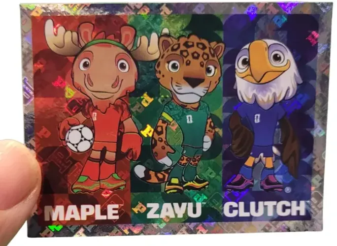 Figurinha Fwc 3 Mascotes Brilhante Copa Do Mundo 2026