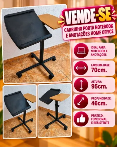 Carrinho para notebook