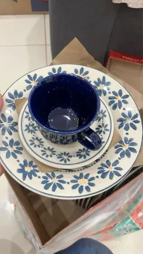 CONJUNTO DE JANTAR 20 PEÇAS NA CAIXA - MARCA BIONA