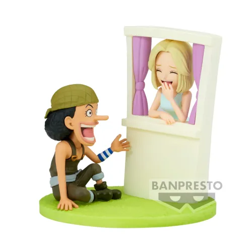 WCF Usopp e Kaya One Piece Original Banpresto com caixa