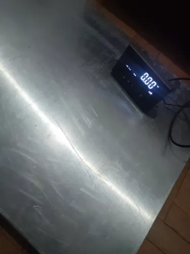 balança plataforma inox 400kg 70x100 udo veterinário