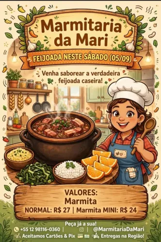 Vendas de feijoada ?