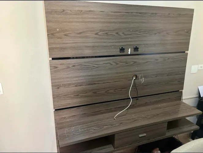 2 sofás 2 lugares e painel para Tv