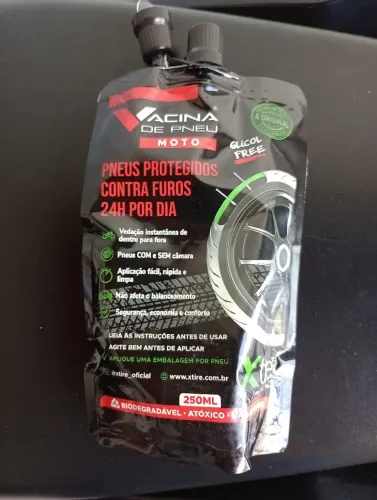 VACINA ANTI-FUROS PARA PNEUS DE MOTO 