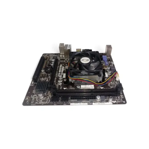 Kit placa mãe asrock fm2a55m-vg3+ AMD a4-4000 , cooler