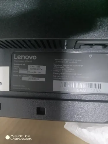 2 MONITORES LENOVO TINK VISION S22e-18/ 22 POLEGADAS ZERO NA CAIXA
