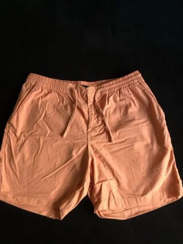Short marfinno rosa salmão