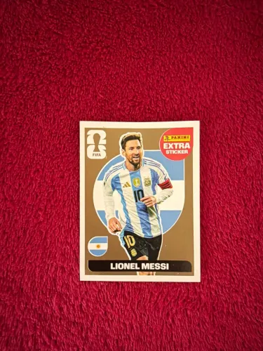 FIGURINHA LIONEL MESSI DOURADA COPA 2026