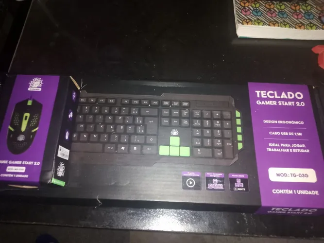 Kit teclado e mouse gamer