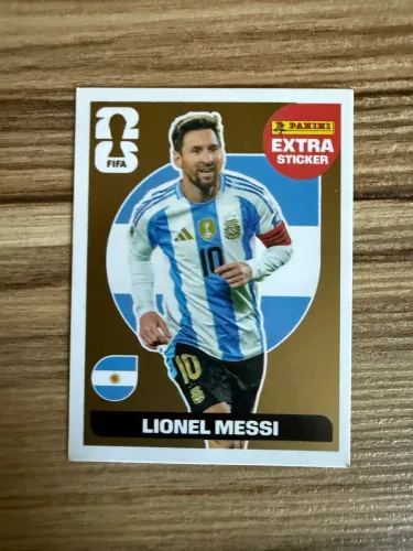 Figurinha legend Messi OURO