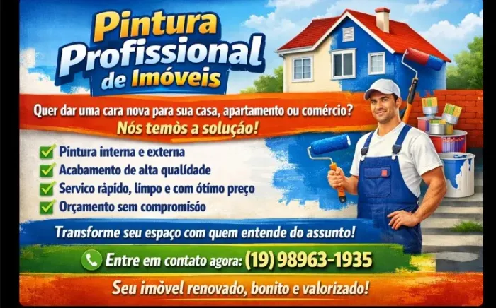 Pintura residencial e comercial 