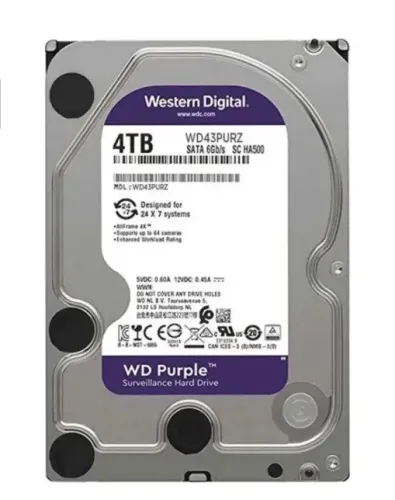 HD 4TB Western Digital Purple WD40PURZ -  Semi novo