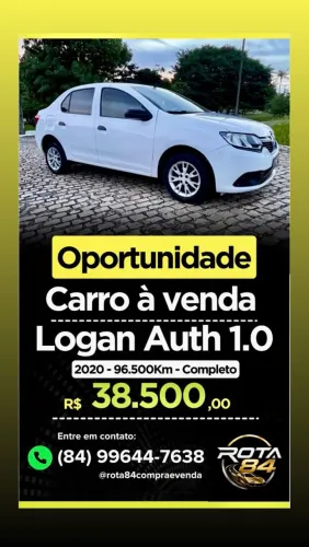 Renault Logan Authentique Flex 1.0 12V 4P 2020