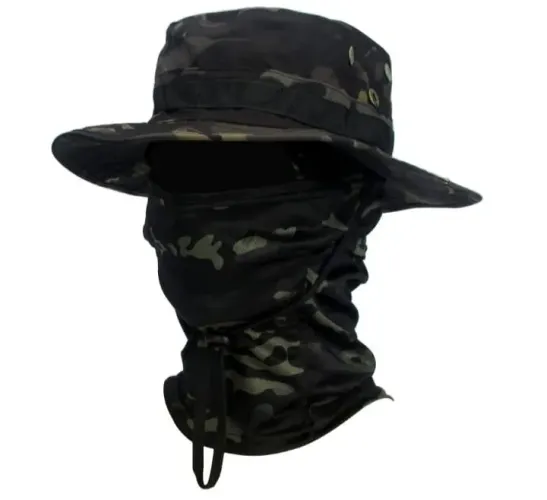 Chapéu e balaclava tática o kit