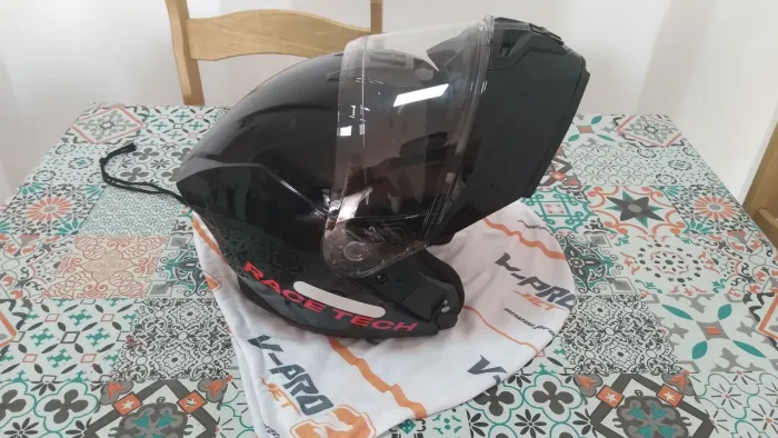 Capacete de moto, robocop