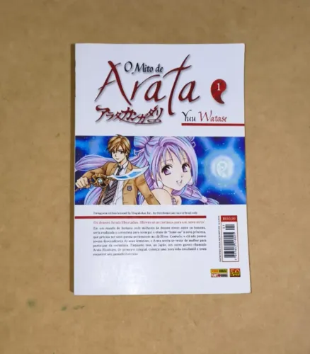 Mangá O Mito de Arata - Vol. 1 (Yuu Watase / Panini) Usado Ótimo Estado
