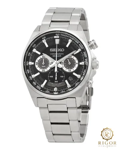 Relógio Seiko Chronograph SSB397P1 - Mostrador Preto caixa 41mm