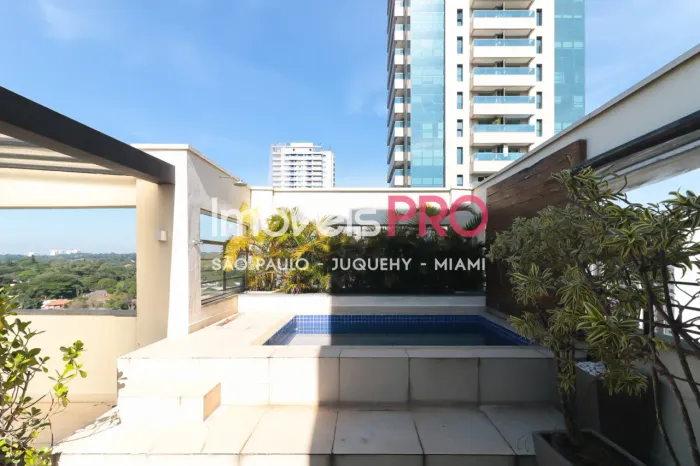 Linda cobertura no Brooklin com piscina privativa