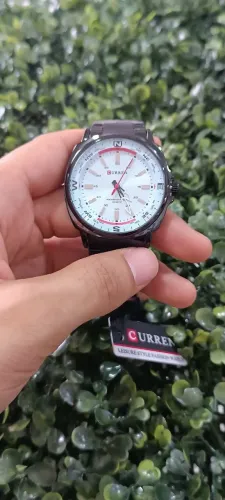 Relógio Masculino Curren Sport Expedition - Mostrador Branco