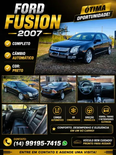 Ford Fusion SEL 2.3 16V 162cv Aut. 2007