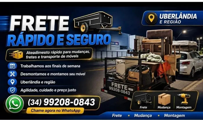 Frete rápido e seguro
