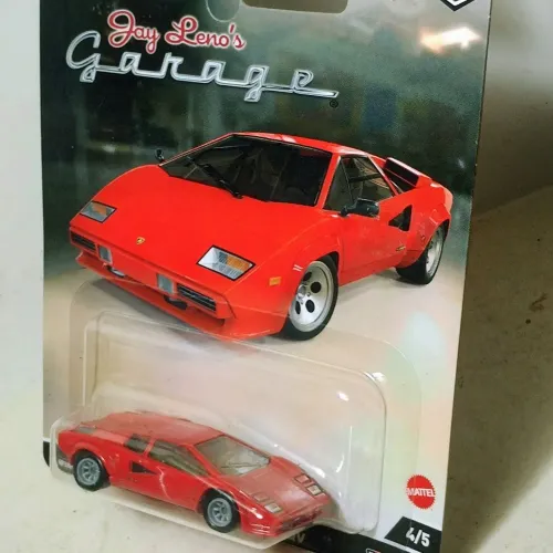Hot Wheels Lamborghini Countach LP Red Garage Premium