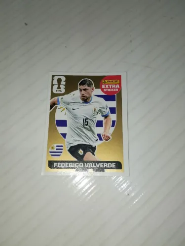 Figurinha extra Federico Valverde Gold original