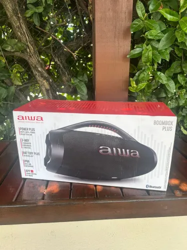 Caixa De Som AIWA BOOMBOX PLUS Lacrado Na Caixa Novo