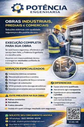 Instalação elétrica predial e industrial 