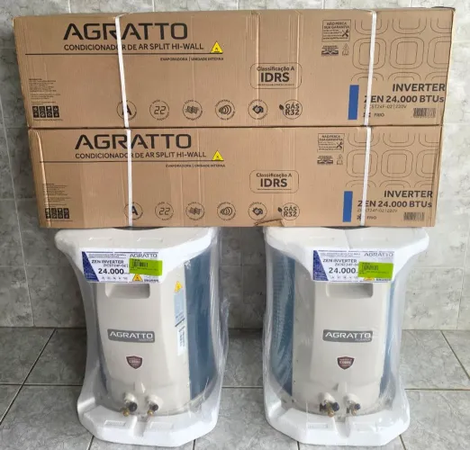 AR-CONDICIONADO AGRATTO ZEN 24.000 MIL BTUS INVERT