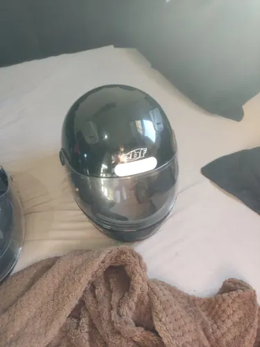 Capacete Basico preto tamanho 60