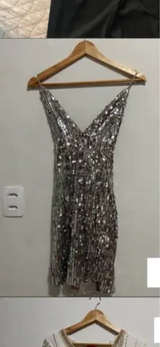 vestido brilho