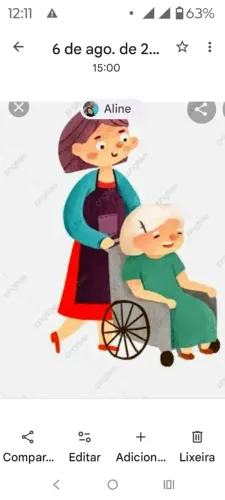 Cuidadora de idosos residencial e hospital 