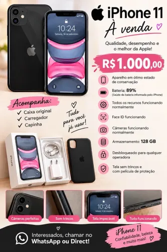 iPhone 11 128 GB - 1000