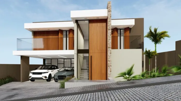 Lote de 487 m² com projeto e vista no Residencial Barcelona para venda