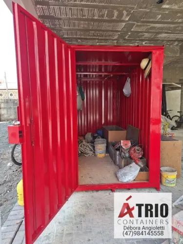 Container desmontável para obra