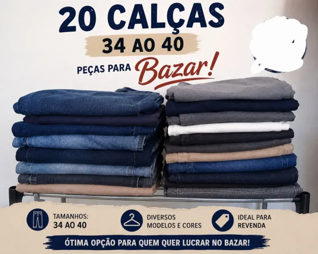 Roupas pra bazar 