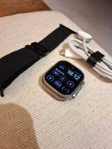 Apple Watch Ultra 1, 49mm Titânio - 100% de saúde da bateria, em Perfeito Estado