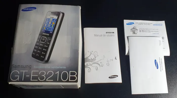 CAIXA CELULAR SAMSUNG ANTIGO GTE3210B
