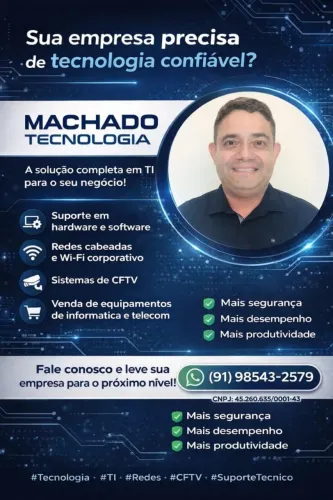 Serviços de tecnologia da informação e venda de materiais de informática