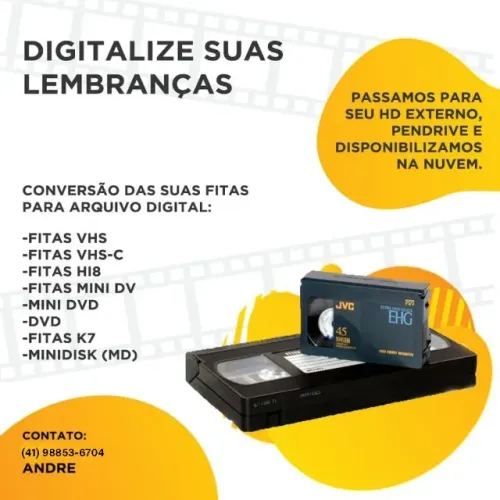 Conversão Fitas VHS para MP4