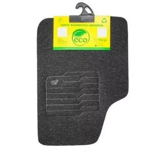 Jogo Tapete Automotivo Universal wave Promoção Preto 4 PCS mzytb ssdvg