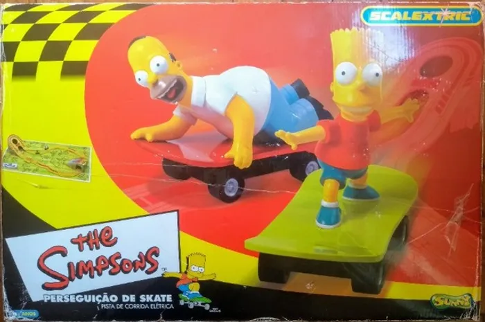 Autorama Pista Sunny Perseguição Skate Simpsons - 110v