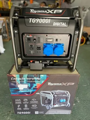 Gerador Digital a Gasolina Monofásico 220v 9kva Partida Elétrica e Manual - Toyama