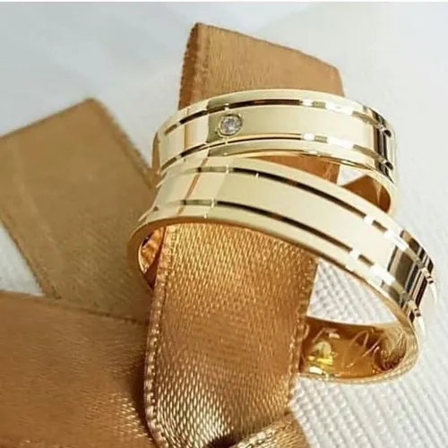 Alianças casamento 100 % ouro 18k 